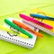 BAZIC Pen Style Fluorescent Highlighter Asst Color w/ Pocket Clip (5/Pack)